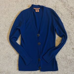 Tory Burch Women's Royal blue Cardigan